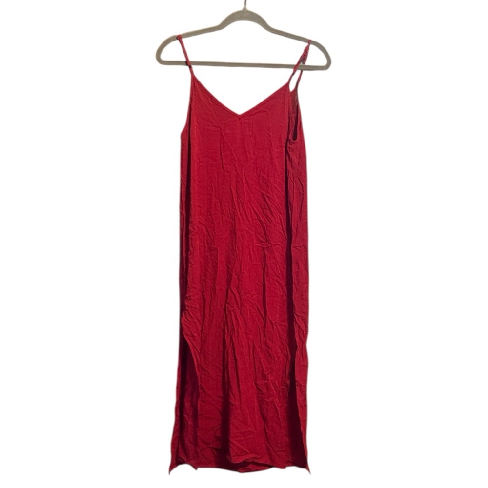 Idyllwind Womens Elegant Red Slip Dress